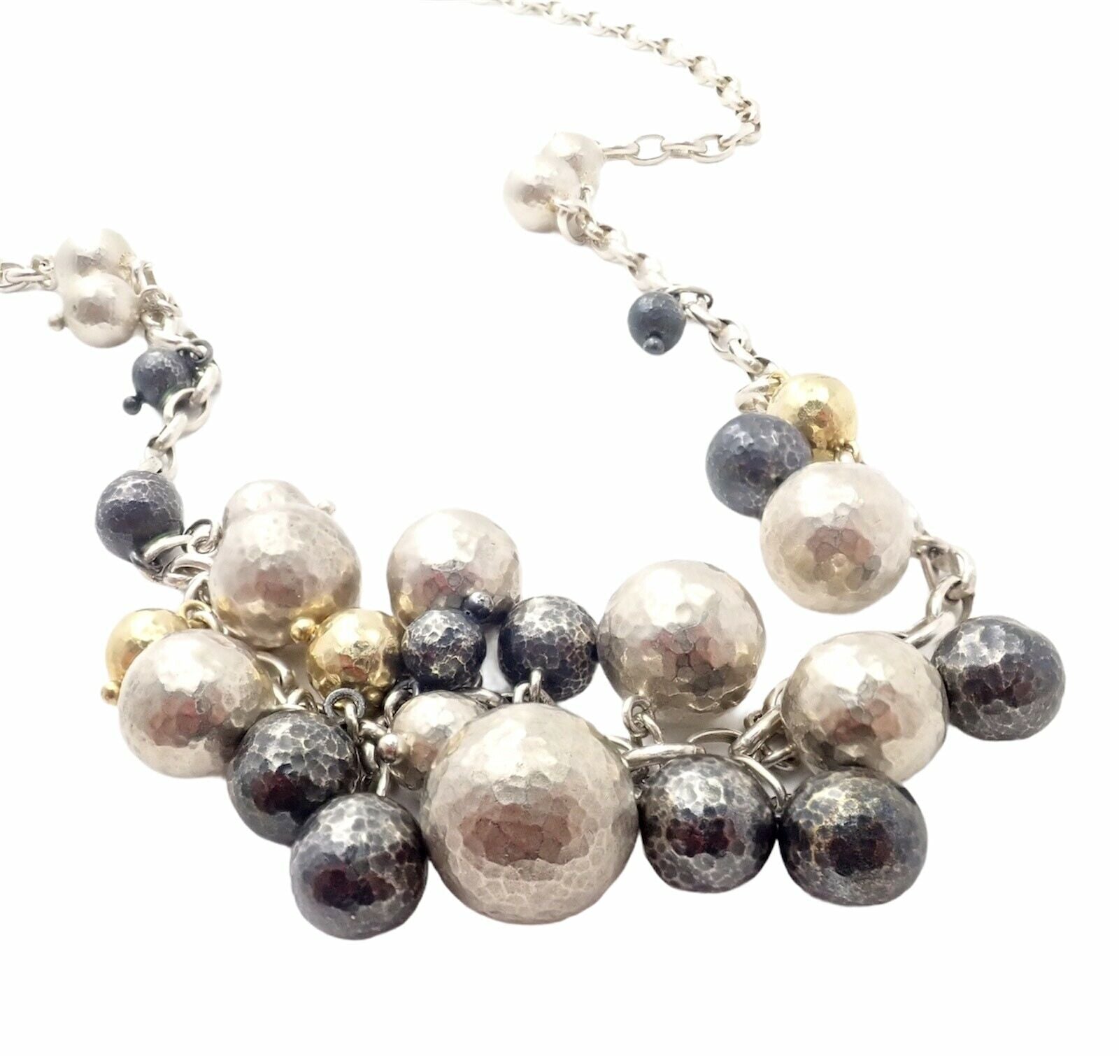 Authentic Gurhan 24K Yellow Gold Sterling Silver Long Caviar Bead Necklace - 31 Inch Luxury Jewelry for Women, Perfect for Weddings, Parties & Special Occasions