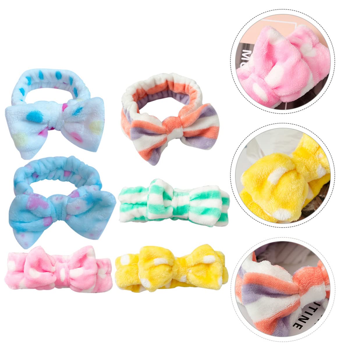 FOMIYES Leopard Print Fleece Headband for Face Washing - Soft & Absorbent Hairband for Skincare, Makeup Removal & Spa Days (Perfect for Bath, Shower & Beauty Routine)