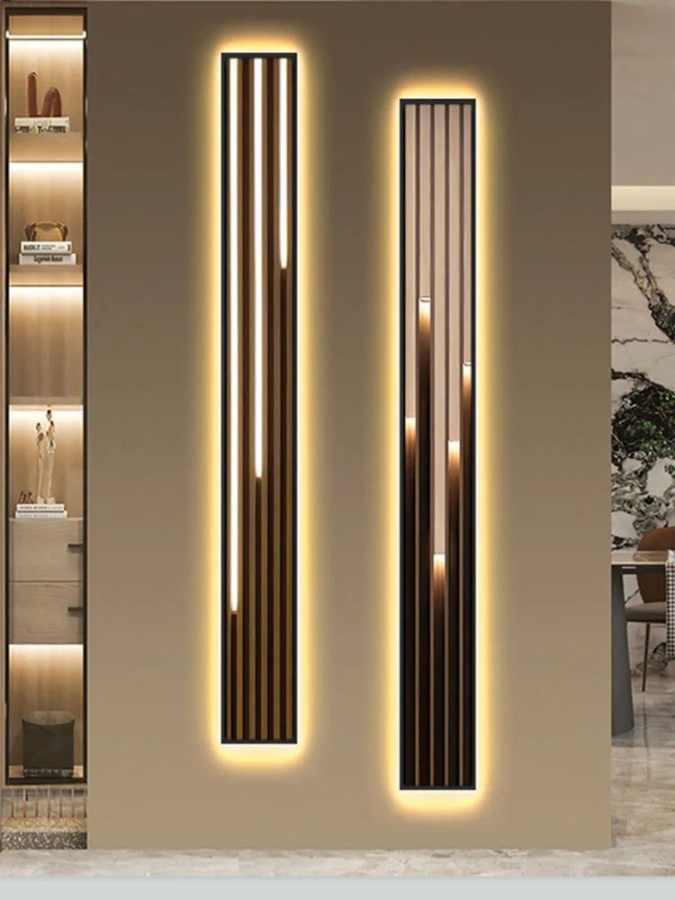 Modern LED Panel Wall Lamp - Abstract Porch Art Light Fixture for Outdoor & Indoor Decor | Perfect for Patio, Garden, Entryway, and Living Room Lighting