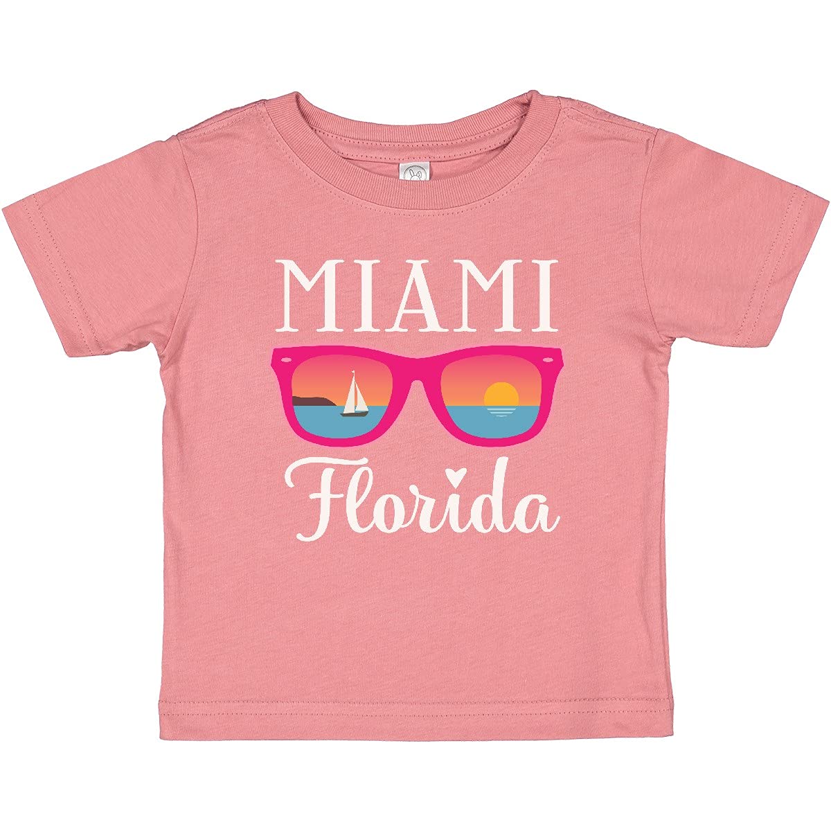 Inktastic Miami Florida Vacation Beach Trip Baby T-Shirt - Cute Travel Outfit for Toddlers, Boys & Girls - Perfect for Beach Holidays, Family Trips & Florida Getaways