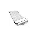 66226-002LF FFC/FPC Connector 2 Position 2.54mm Pitch IDC Cable Mount Clincher Tray - 25 Pack for Circuit Board and Flexible Flat Cable Connections in Electronics Projects
