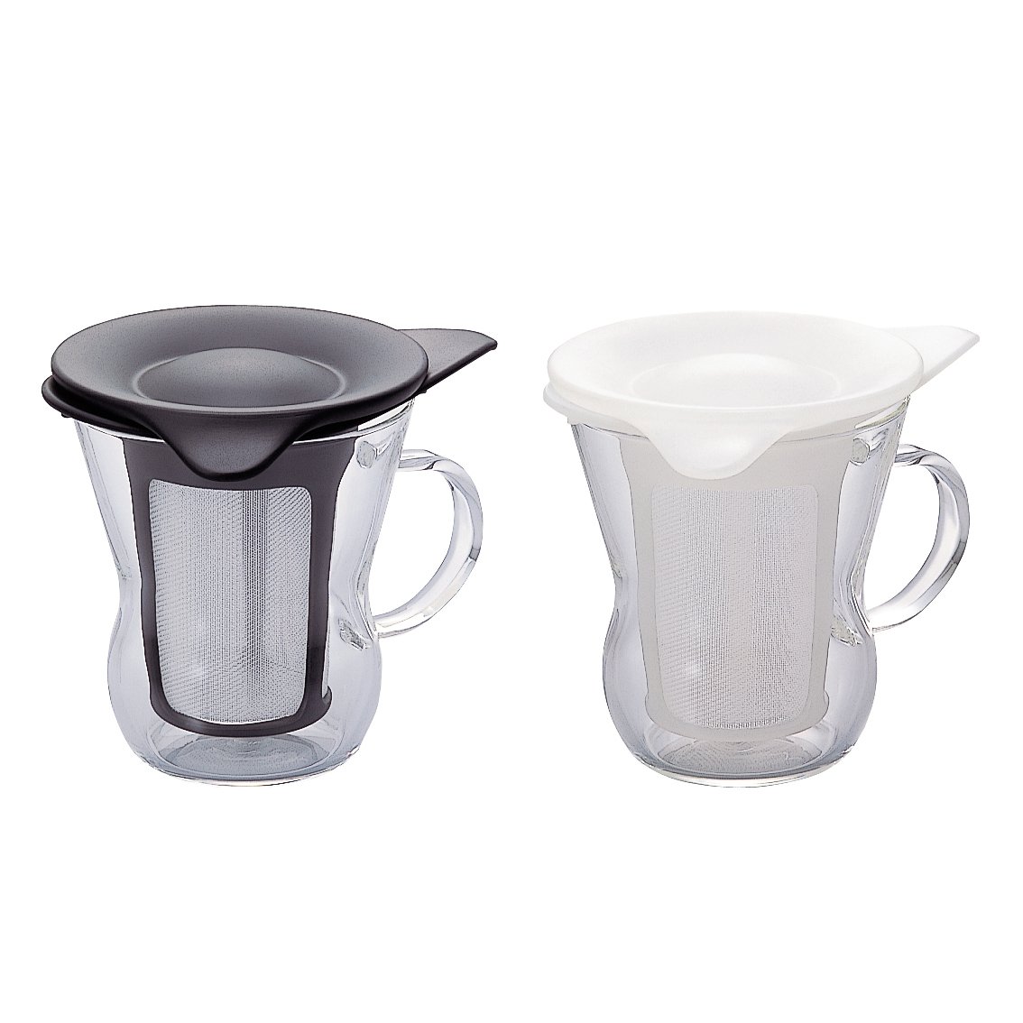 Hario V60 Ceramic Coffee Dripper & Tea Maker - 200ml White Pour Over Brewer for Specialty Coffee & Loose Leaf Tea - Perfect for Home Brewing, Office Use & Gifts