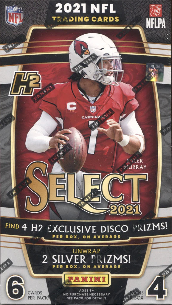2021 Panini Select Football Hobby Box - 20 H2 Packs with Autographs & Memorabilia Cards - Perfect for Collectors, Fantasy Sports Fans, and Investment Opportunities
