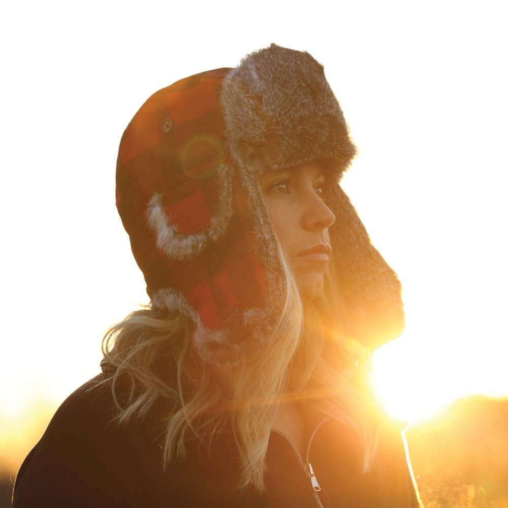 Eskimo Apparel Plaid Alaskan Fur Hat - Winter Trapper Hat with Ear Flaps for Men & Women - Perfect for Snowboarding, Skiing, and Arctic Adventures