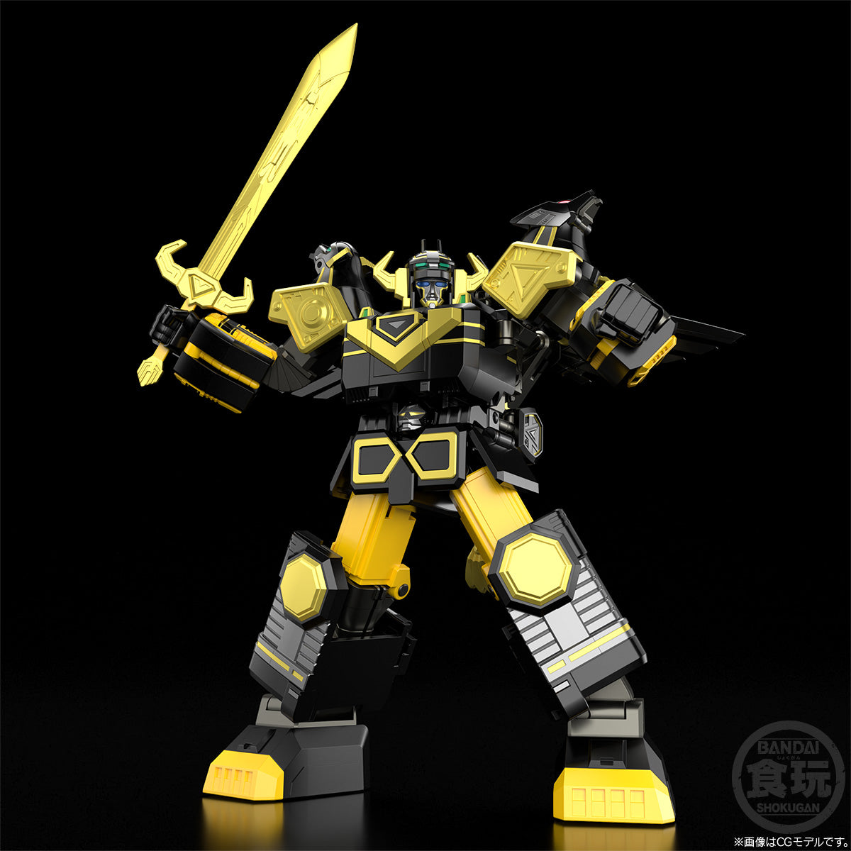 Bandai SMP Seijuu Sentai Gingaman GingaiOh Black Version Model Kit - Anime Action Figure Building Set for Collectors & Gifts | Display, Cosplay, Anime Decor