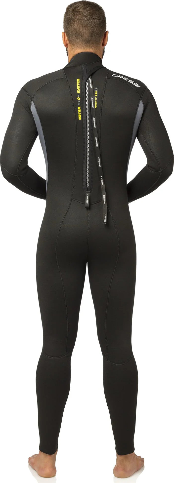 Cressi Fast Full Wetsuit for Scuba Diving & Spearfishing - 3mm Neoprene Thermal Protection for Men & Women - Perfect for Cold Water Surfing, Snorkeling & Water Sports