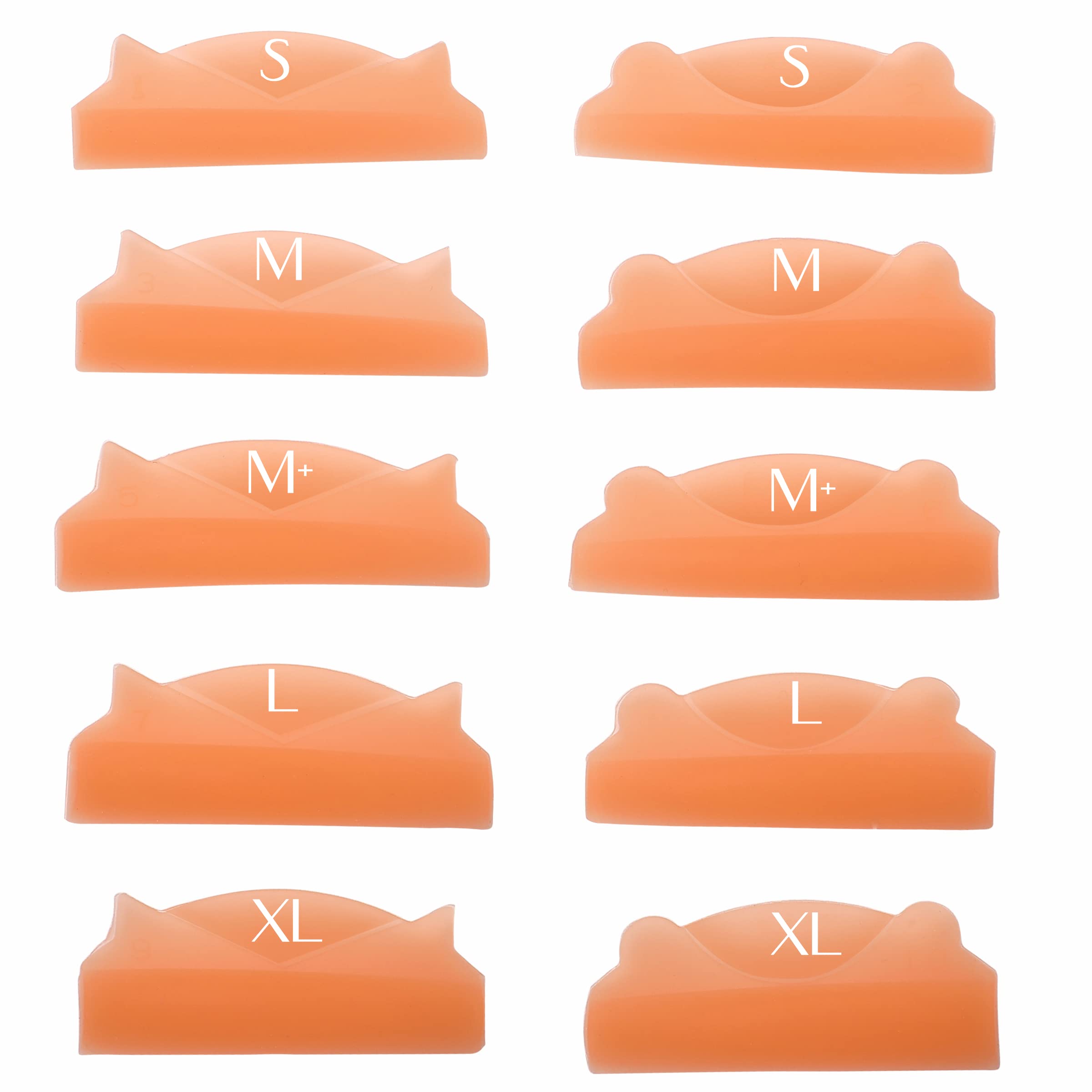 Lash Lift Pad & Eyelash Shield Set - 5 Sizes Reusable Silicone Perm Rods for DIY Home Lash Lifting | Soft Curling Rollers Fit All Eye Shapes | Works Perfectly with Lash Glue & Perm Solution | Great for Salon-Quality Eyelash Perm at Home or Professional Use