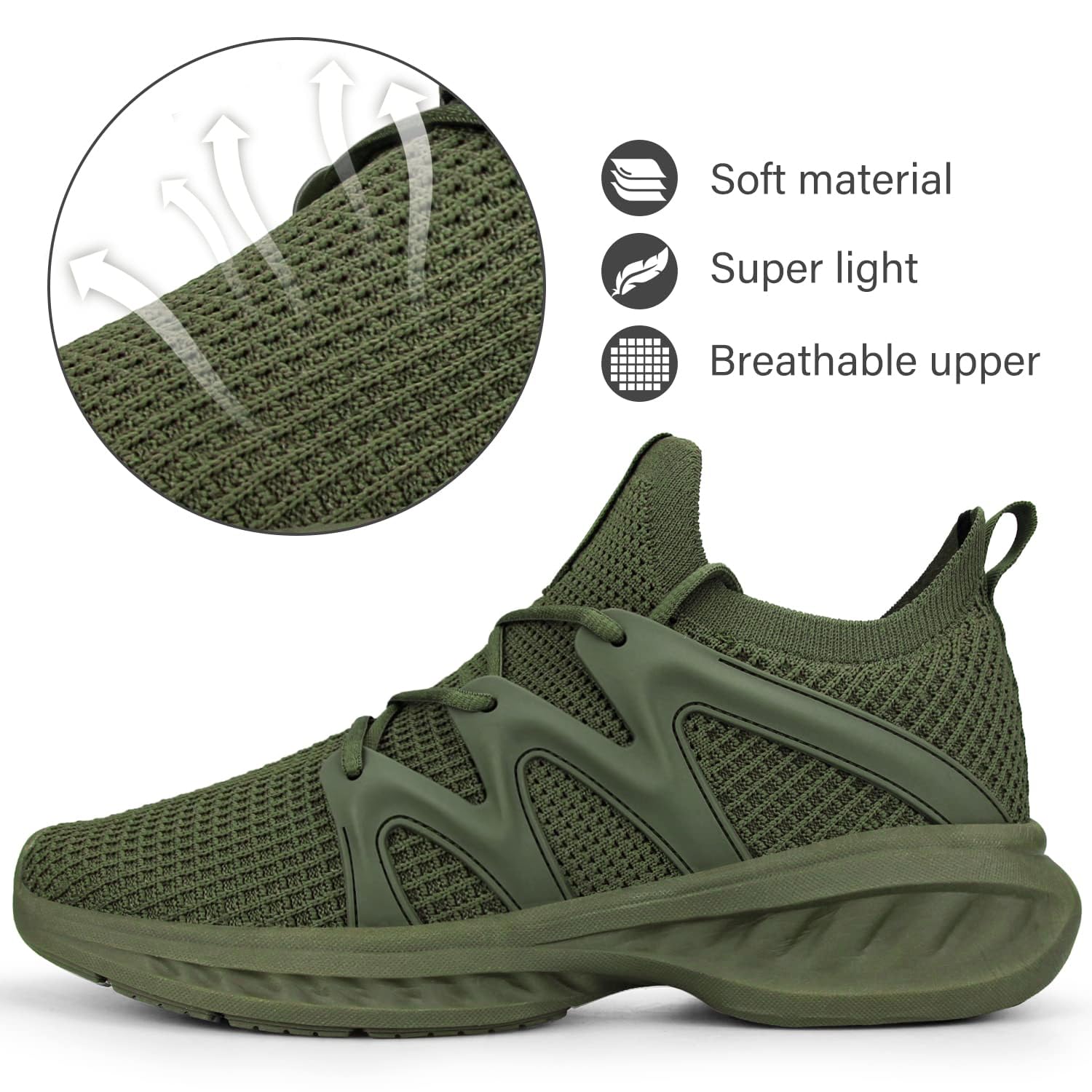 Pujcs Women's Lightweight Tennis Shoes - Non-Slip Gym Workout Sneakers with Breathable Mesh for Walking, Running & Training | Perfect for Women's Fitness, Casual Wear & Daily Activities