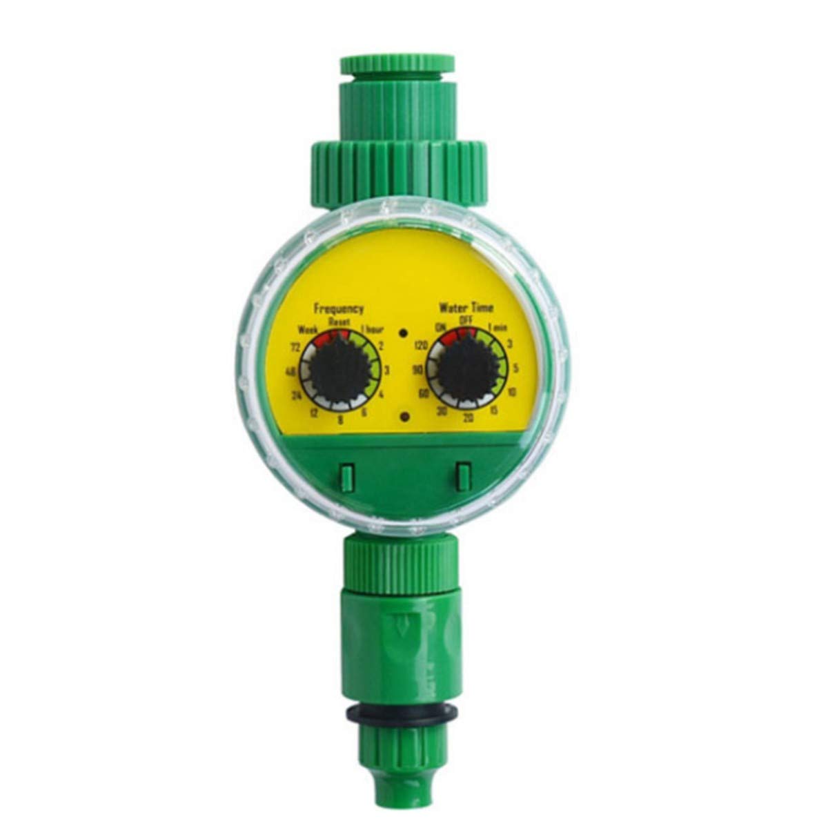Automatic Garden Watering Timer - Electronic Irrigation Controller with Ball Valve for Home & Outdoor Use - Perfect for Lawn, Flower Beds & Drip Systems