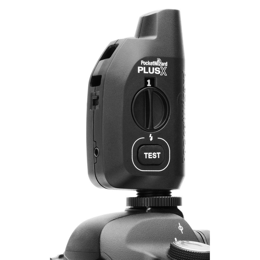 PocketWizard PlusX Wireless Transceiver 2 Pack - Professional Remote Flash Trigger System for Canon Nikon Sony DSLR Cameras - Perfect for Studio Photography & Outdoor Shooting