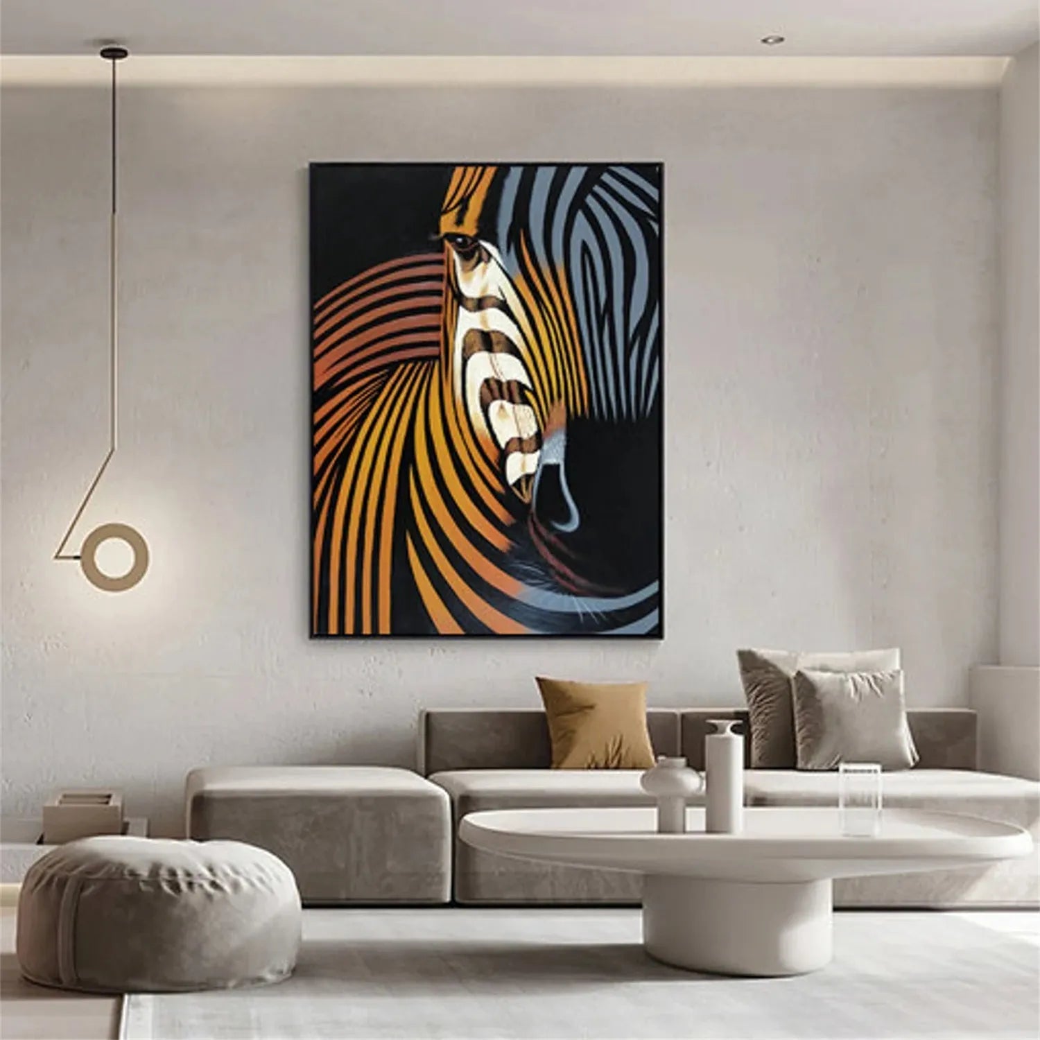 Animal Art Painting #AP067 - Handmade Canvas Wall Art for Home Decor, Living Room, Bedroom & Office