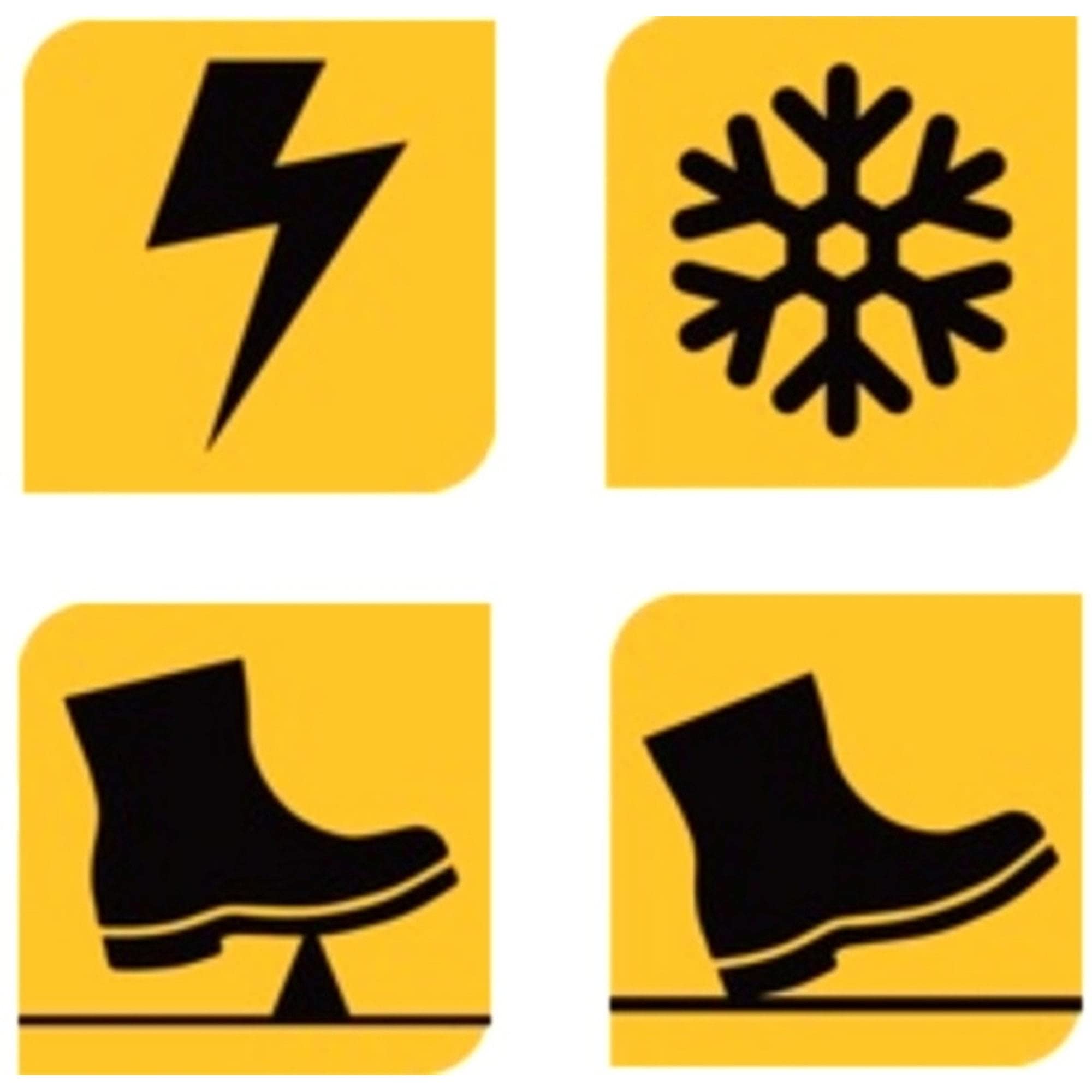 Buckbootz BBZ6000BK Black Waterproof Safety Wellington Boots for Men & Women - Heavy Duty Work Boots for Construction, Farming, and Outdoor Activities