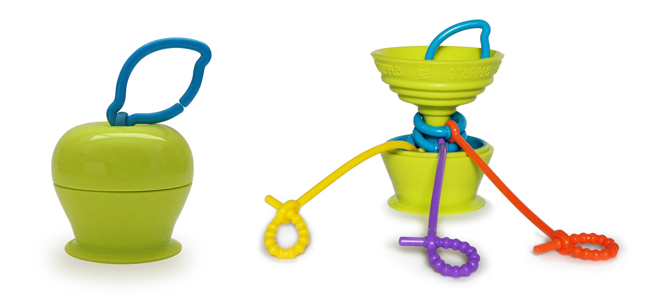 Suction Cup High Chair Toys Holder with 3 Toy Tethers - Secure Teethers, Toys & Snack Cups for Babies 6-12 Months | Ideal for Travel, Restaurants & Home Use