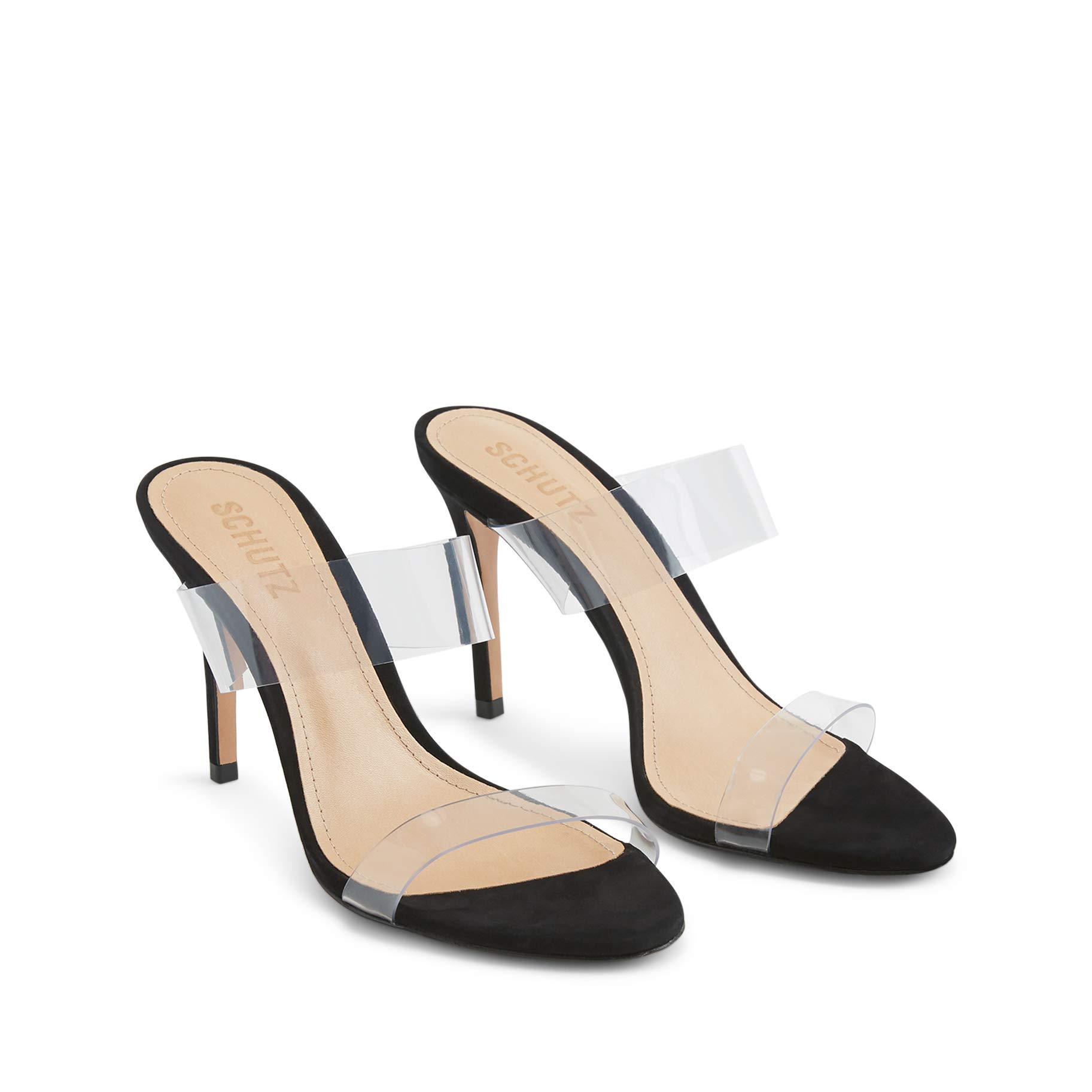 SCHUTZ Women's Ariella Strappy Sandals - Comfortable Heeled Summer Sandals for Women, Fashionable Open Toe Shoes for Beach, Party & Vacation