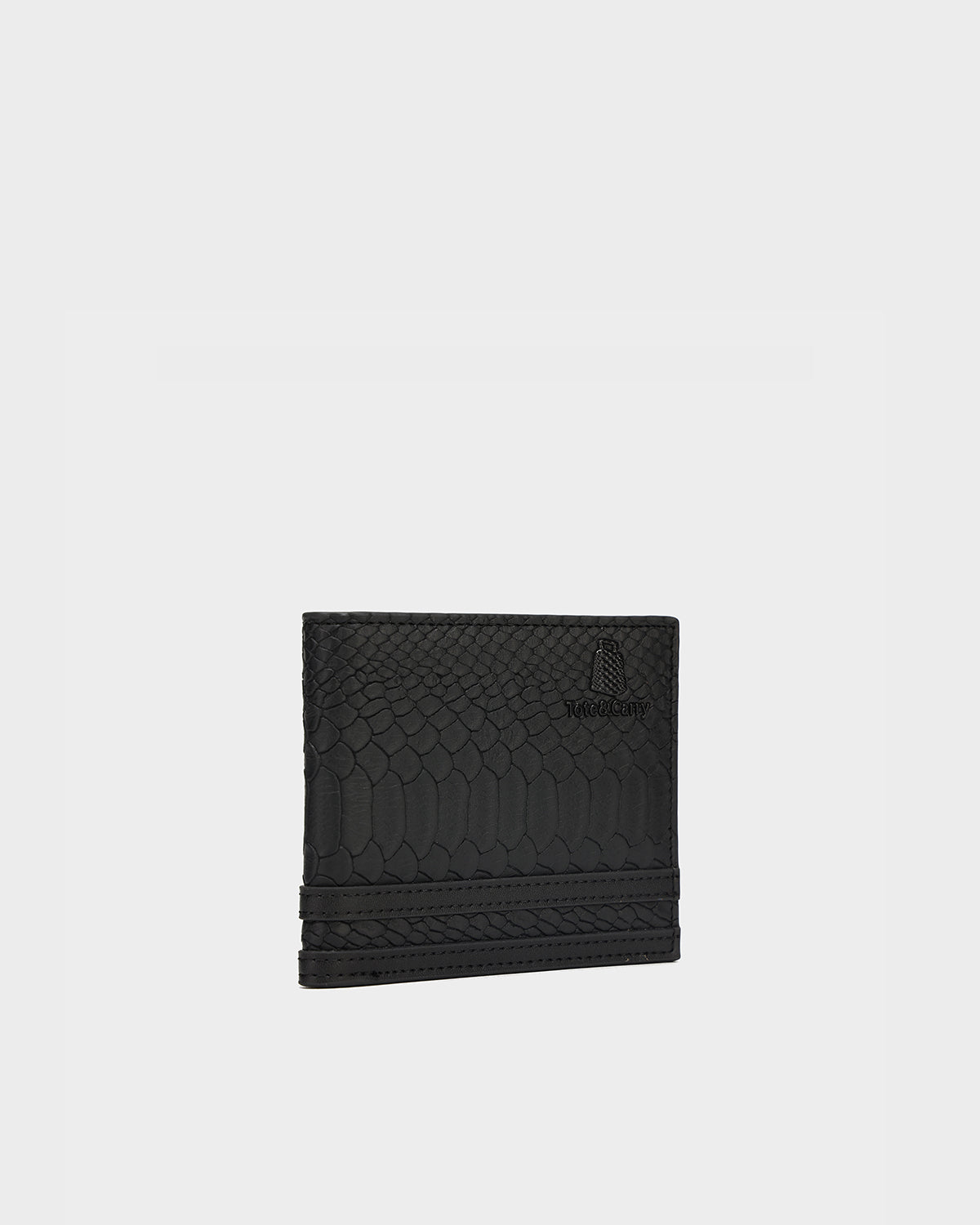 Apollo 1 Slim RFID Blocking Leather Wallet for Men - Black | Premium Bifold Credit Card Holder for Everyday Carry & Travel Essentials