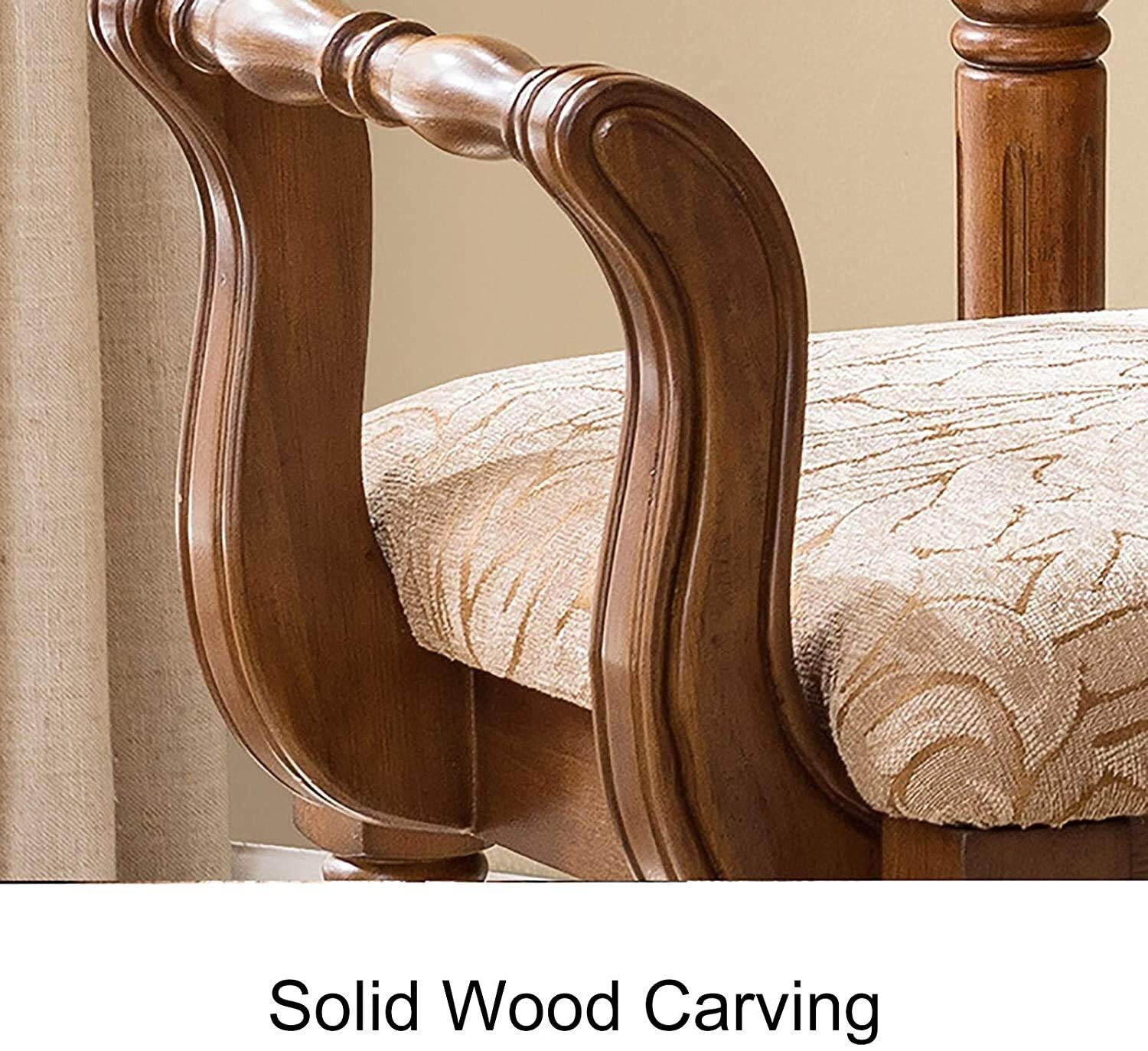 Ergonomic Vanity Stool with Wooden Legs - Low Back Makeup Dressing Chair for Bedroom Furniture (Cloth Fabric) | Perfect for Makeup Table, Dressing Room & Bedroom Decor