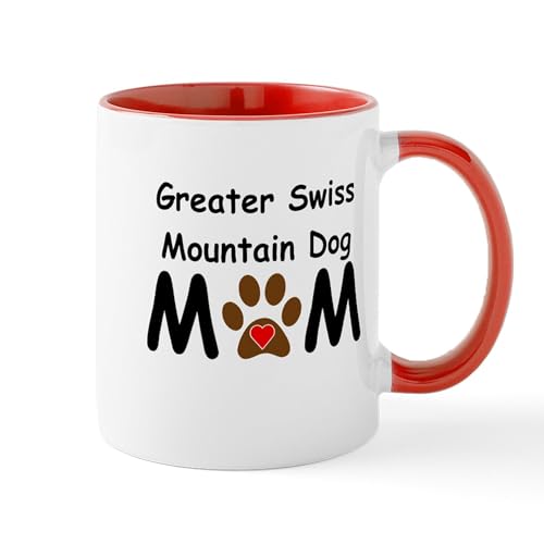 White/Red Inside - Greater Swiss Mountain Dog Mom Mug