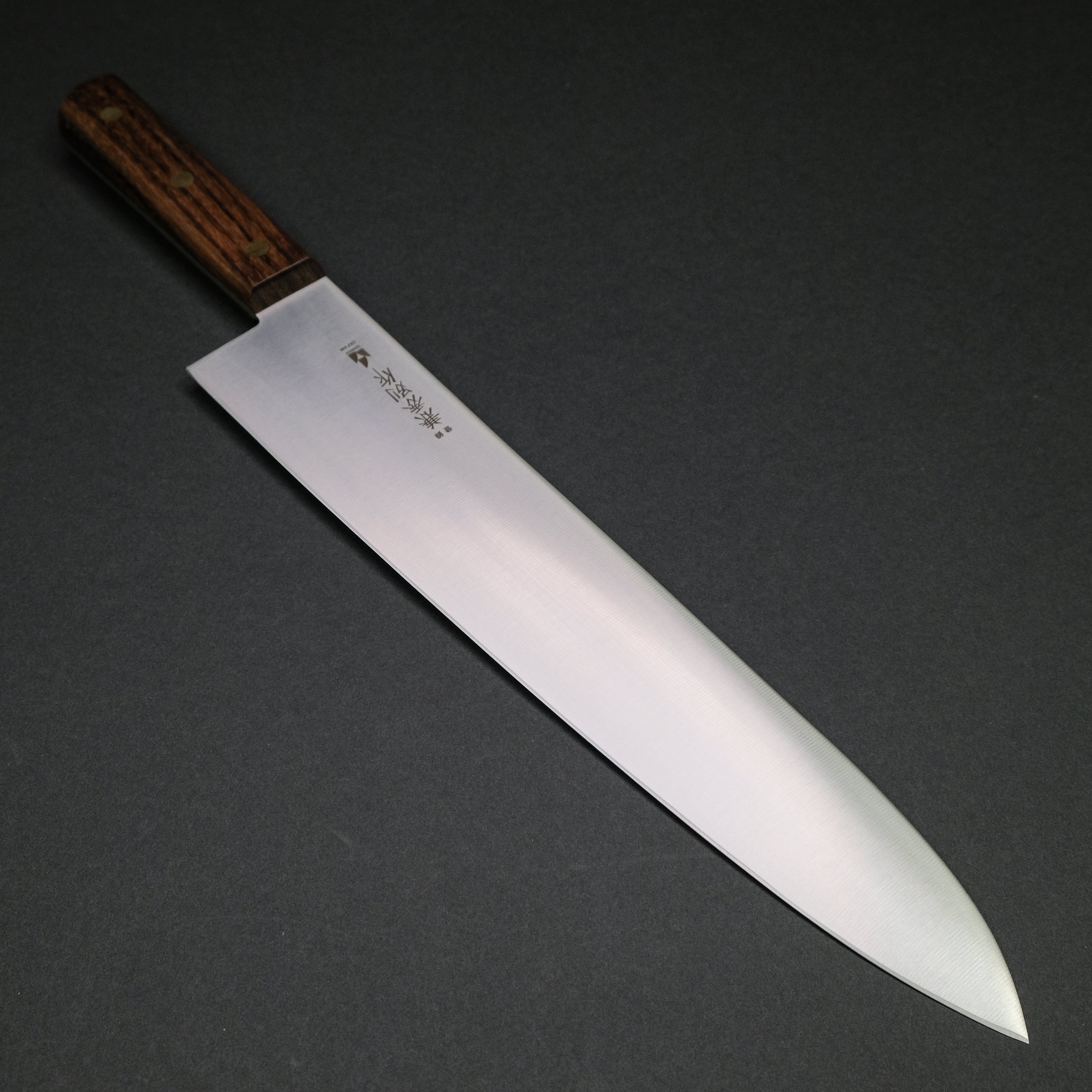 Premium Kanehide Bessaku Hirakiri Gyuto 330mm Japanese Chef Knife with Rosewood Handle - Professional Kitchen Tool for Slicing, Dicing & Meat Cutting