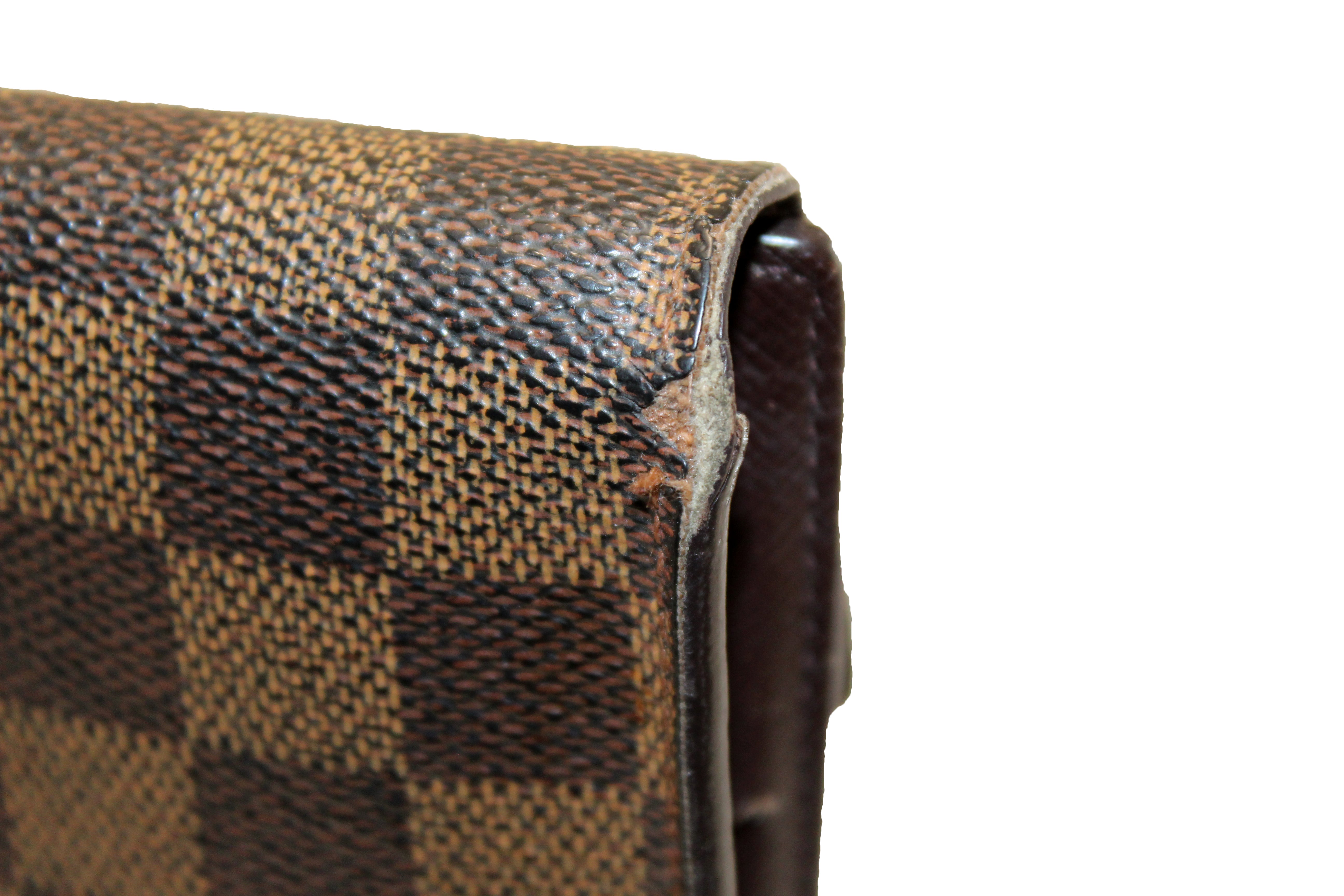 Authentic Louis Vuitton Damier Ebene Canvas PTI Long Wallet for Women - Luxury Bifold Zip Around Wallet with Multiple Card Slots - Perfect for Everyday Use, Travel & Gift Giving