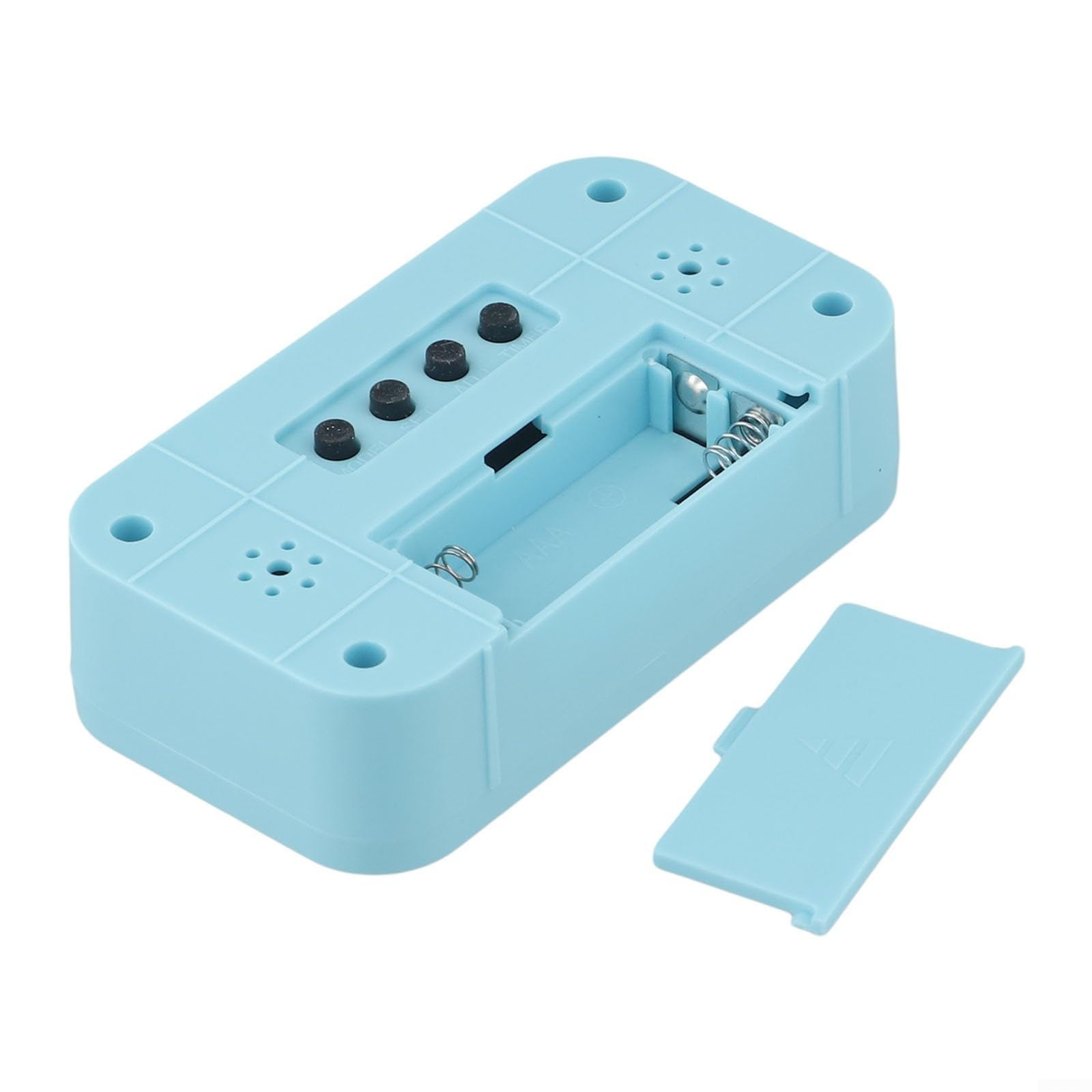 Smart Temperature Detection Alarm with Vibrant Color Options & Gradual Sound Alert - Perfect for Desk & Travel Use (Blue)