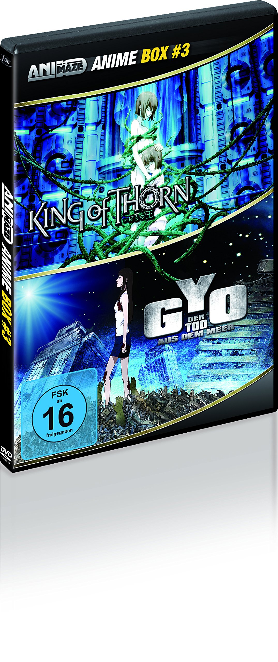 Anime Box 3: Gyo & King of Thorn - Complete Collection DVD | Japanese Horror Anime Series | Perfect for Anime Lovers & Halloween Movie Nights
