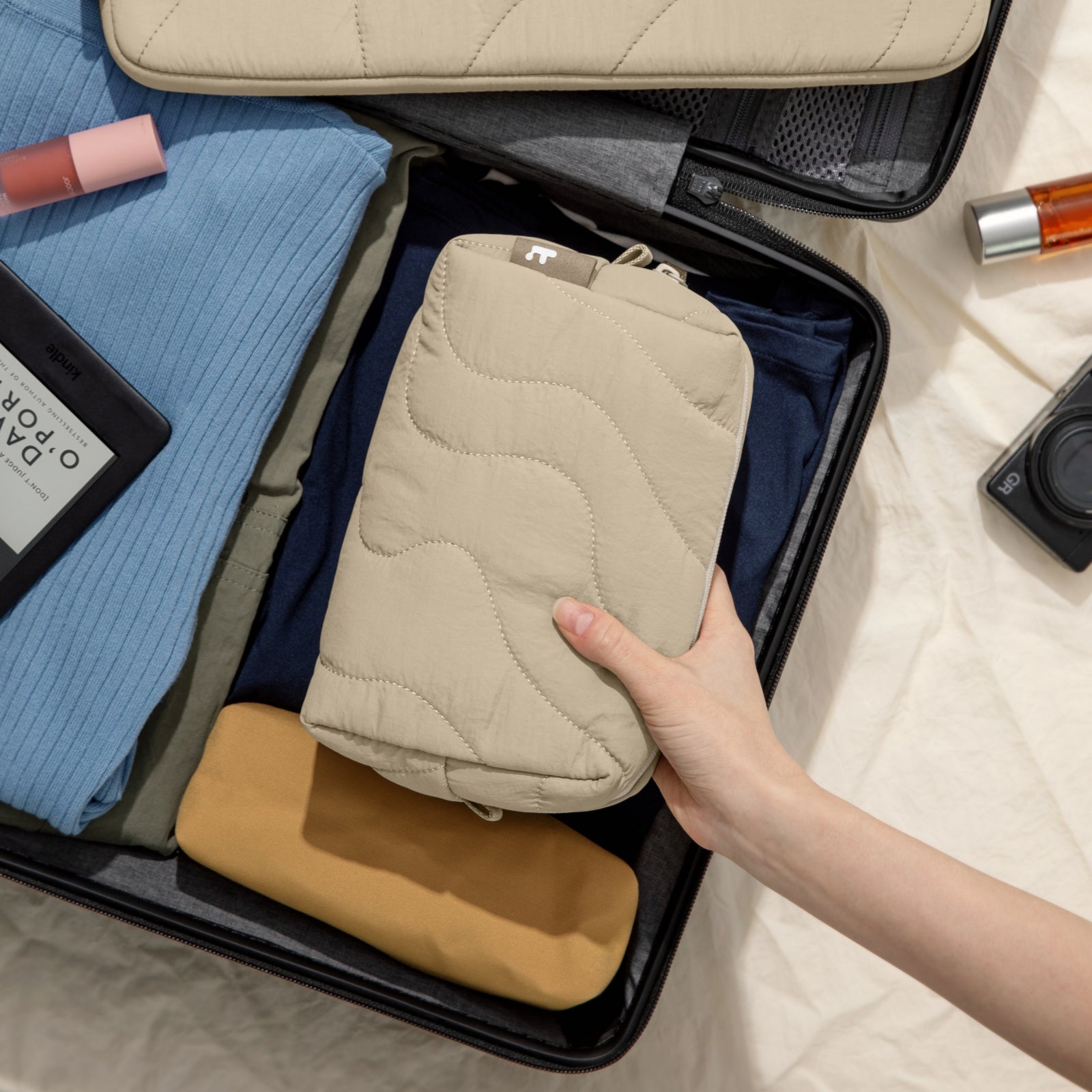 Terra A27 Portable Pouch - Lightweight & Durable Travel Organizer for Toiletries, Cosmetics & Essentials | Perfect for Camping, Gym & Everyday Carry