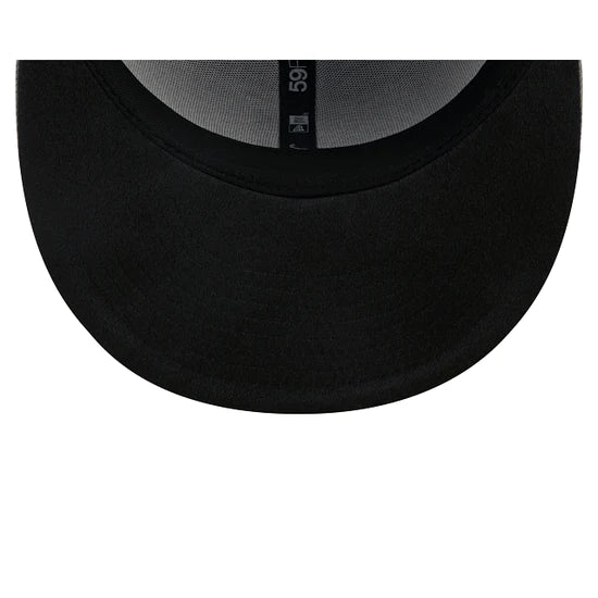Las Vegas Raiders Grey 59FIFTY Fitted Hat for Men - Official NFL Snapback Cap for Football Fans & Game Day Outfits