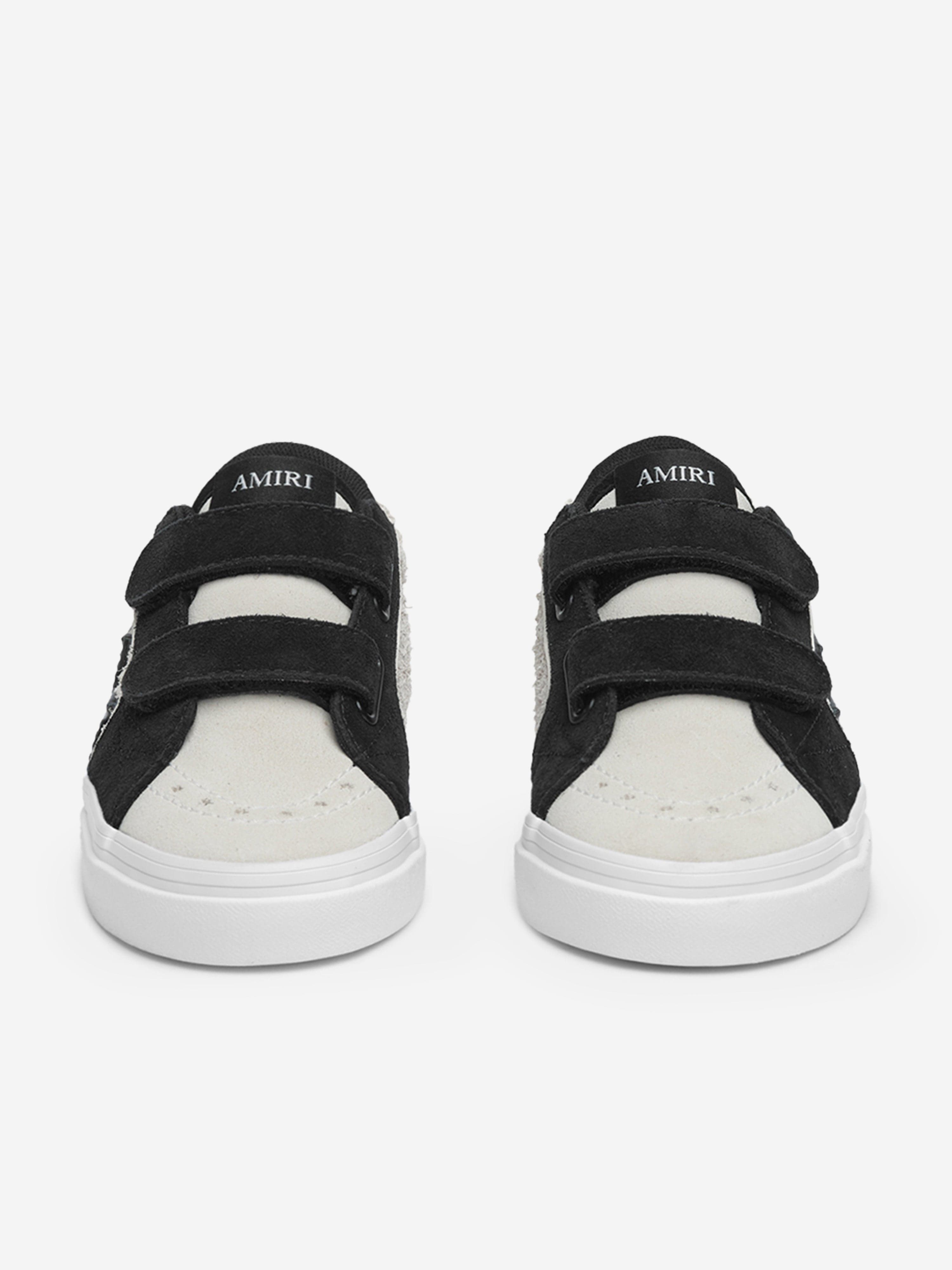 Amiri Kids Black Leather Sunset Skate Low Trainers – Stylish & Durable Sneakers for Boys & Girls | Perfect for Skateboarding, School & Casual Wear