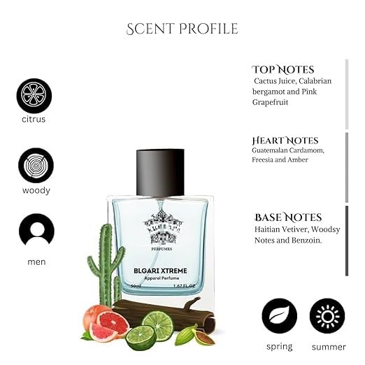 Bvlgari Xtreme Perfume for Men - Woody Aromatic Cologne | Long Lasting Eau de Toilette | Day & Night Fragrance for Work, Dates & Special Occasions | Luxury Gift Set for Him - 50ml/1.7oz