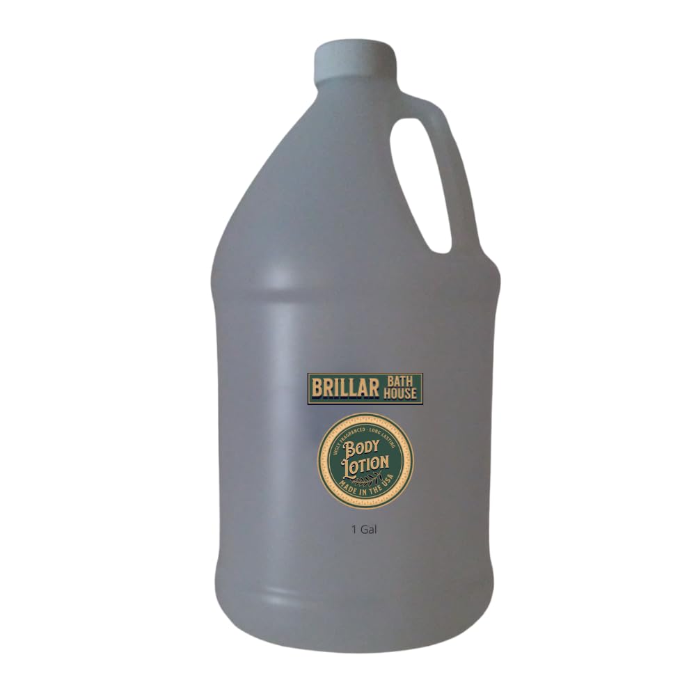 Brillar Bath House Fizzy Grape Soda Scented Shimmering Body Lotion with Olive Oil - 1 Gallon Moisturizing Lotion for Dry Skin, Perfect for Spa Nights & Gift Sets
