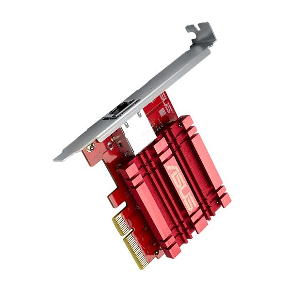 ASUS XG-C100C 10Gbps Ethernet PCIe Network Adapter Card - Single RJ45 Port for High-Speed Gaming, 4K Streaming & Server Applications