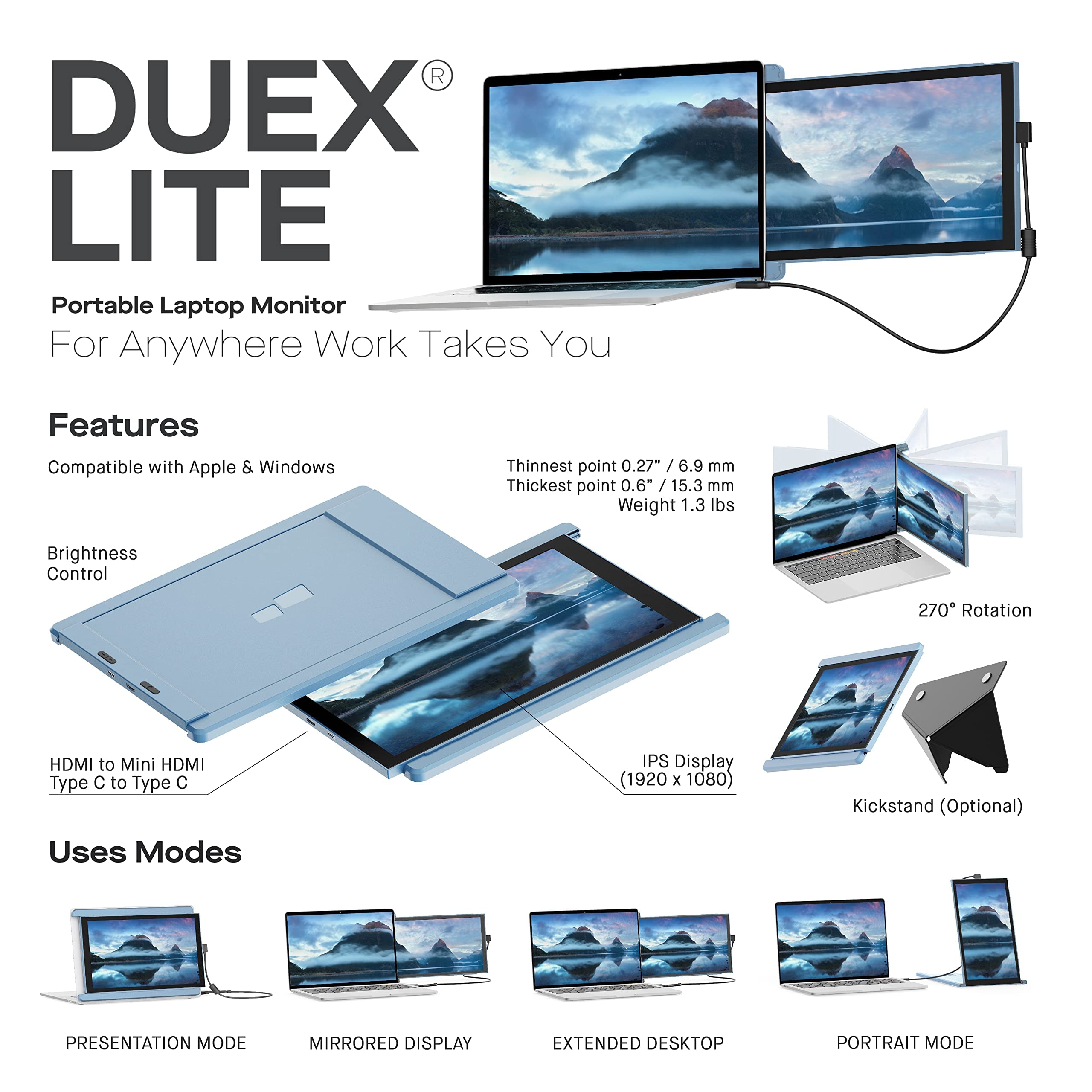 New Mobile Pixels Duex Lite 12.5