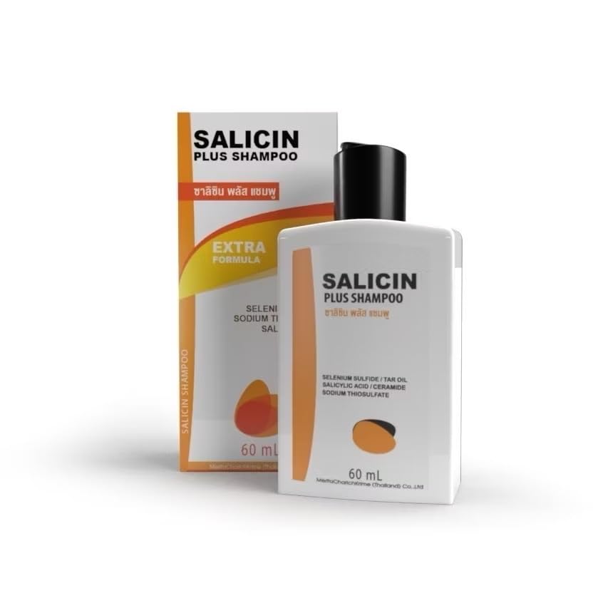 Psoriasis & Dandruff Shampoo for Itchy Scalp - Plus Anti Itch Formula (60ml) - Soothes Flakes & Scalp Irritation for Daily Hair Care