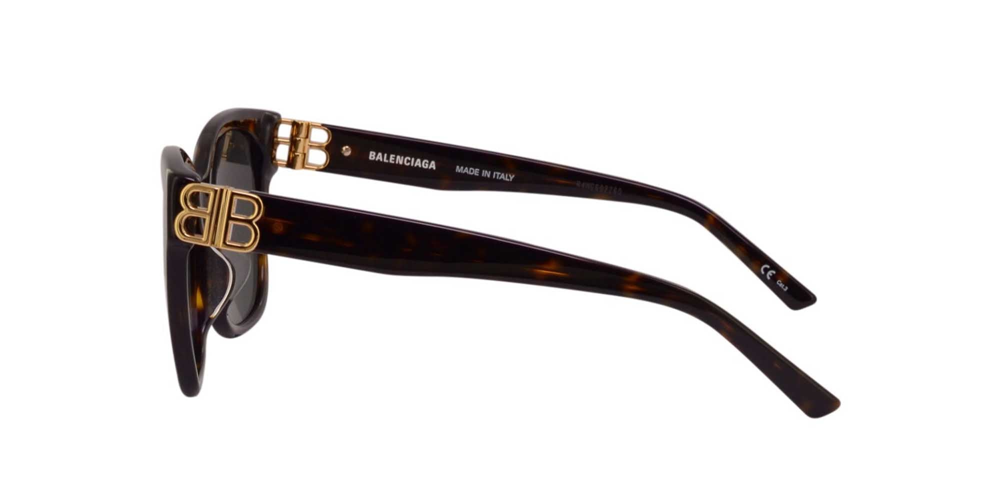Balenciaga BB0102SA Sunglasses for Asian Fit - UV Protection, Polarized Lenses for Men & Women - Perfect for Driving, Travel, and Outdoor Activities