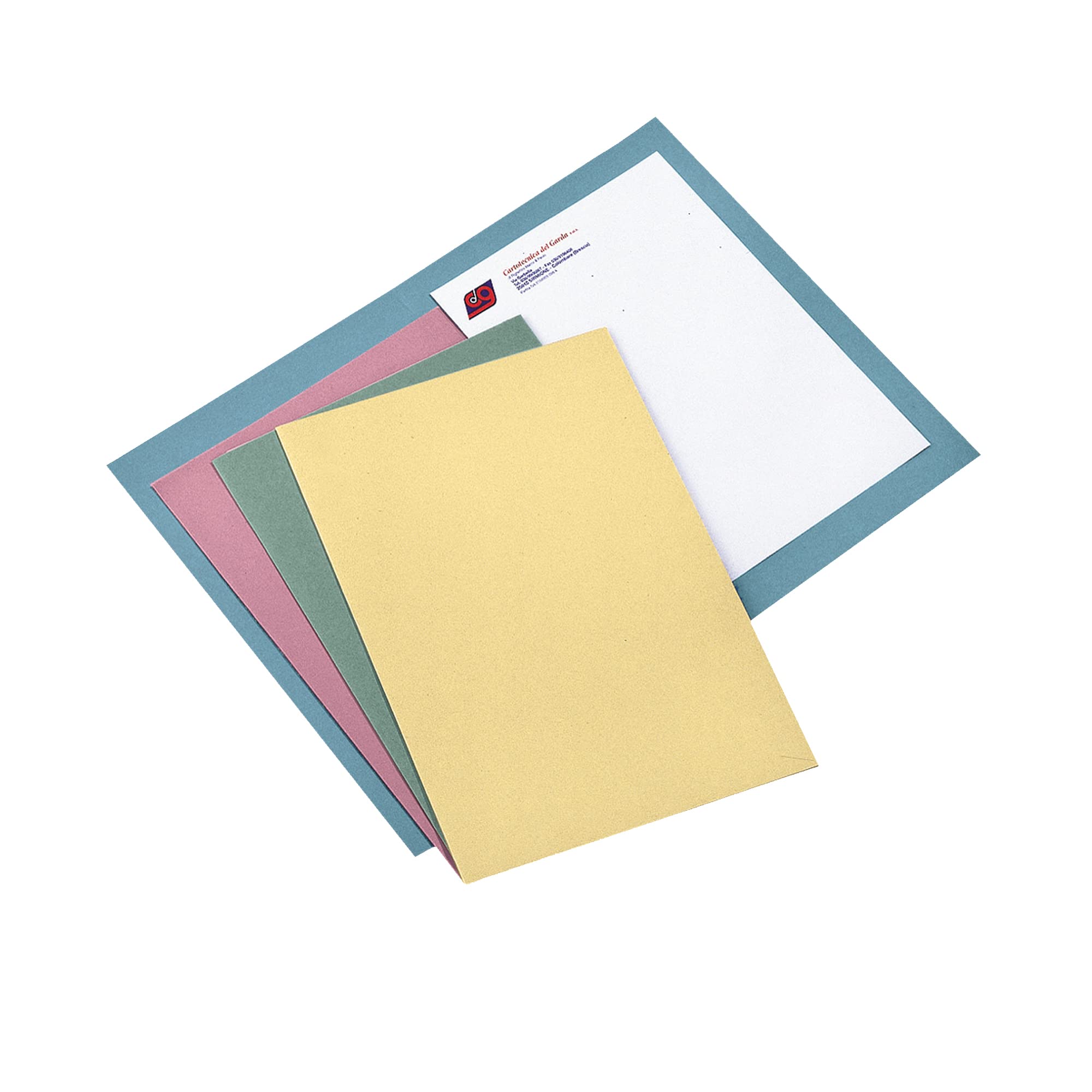 Garda 100 Plain Folders - Yellow, S/Print, 145g - Office & School Supplies for Document Organization