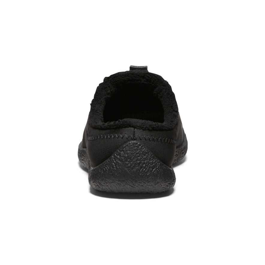 Women's Howser III Slide Sandals - Black Smooth Nylon Comfortable Slip-On Shoes for Beach, Pool & Casual Wear