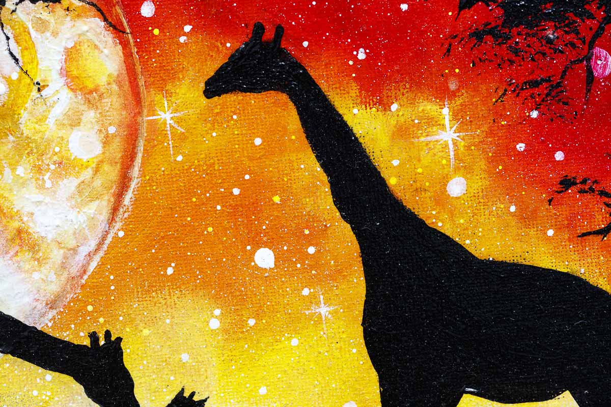 Galaxy Full of Love Original Art Print - Perfect for Home Decor, Gifts & Space-Themed Rooms