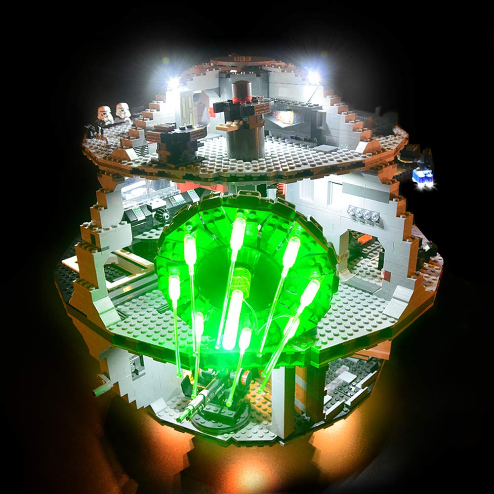 LED Light Kit for Lego Death Star 75159 & 10188 - Compatible Lighting Set for Star Wars Models (Not Included) - Perfect for Display & Nighttime Showcase