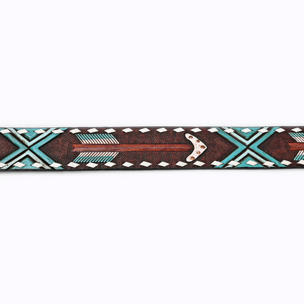 American Darling Painted Arrow Belt - Stylish Western Leather Belt for Women | Perfect for Cowgirl Outfits, Country Concerts & Boho Fashion