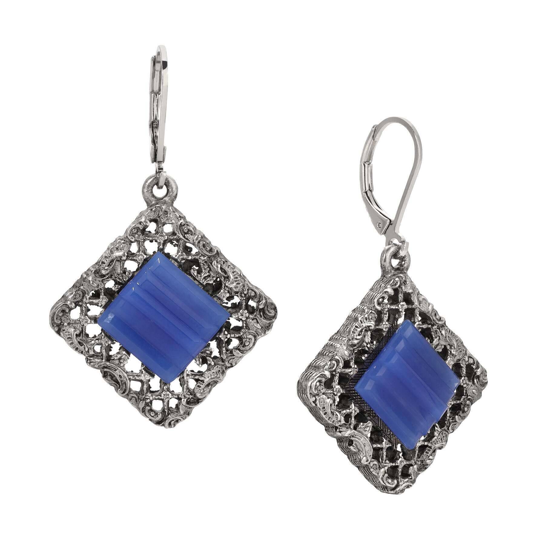 Pewter Tone And Blue