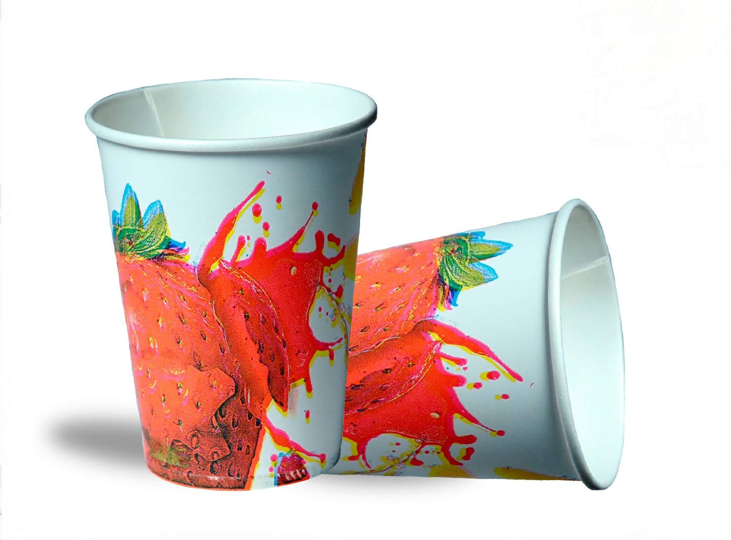 GRACE PAPER GLASS Printed Disposable Paper Cups - 100 Pack (300ml, Multicolor) for Parties, Home, Office & Events - Eco-Friendly Drinkware for Coffee, Tea, Juice & Cocktails