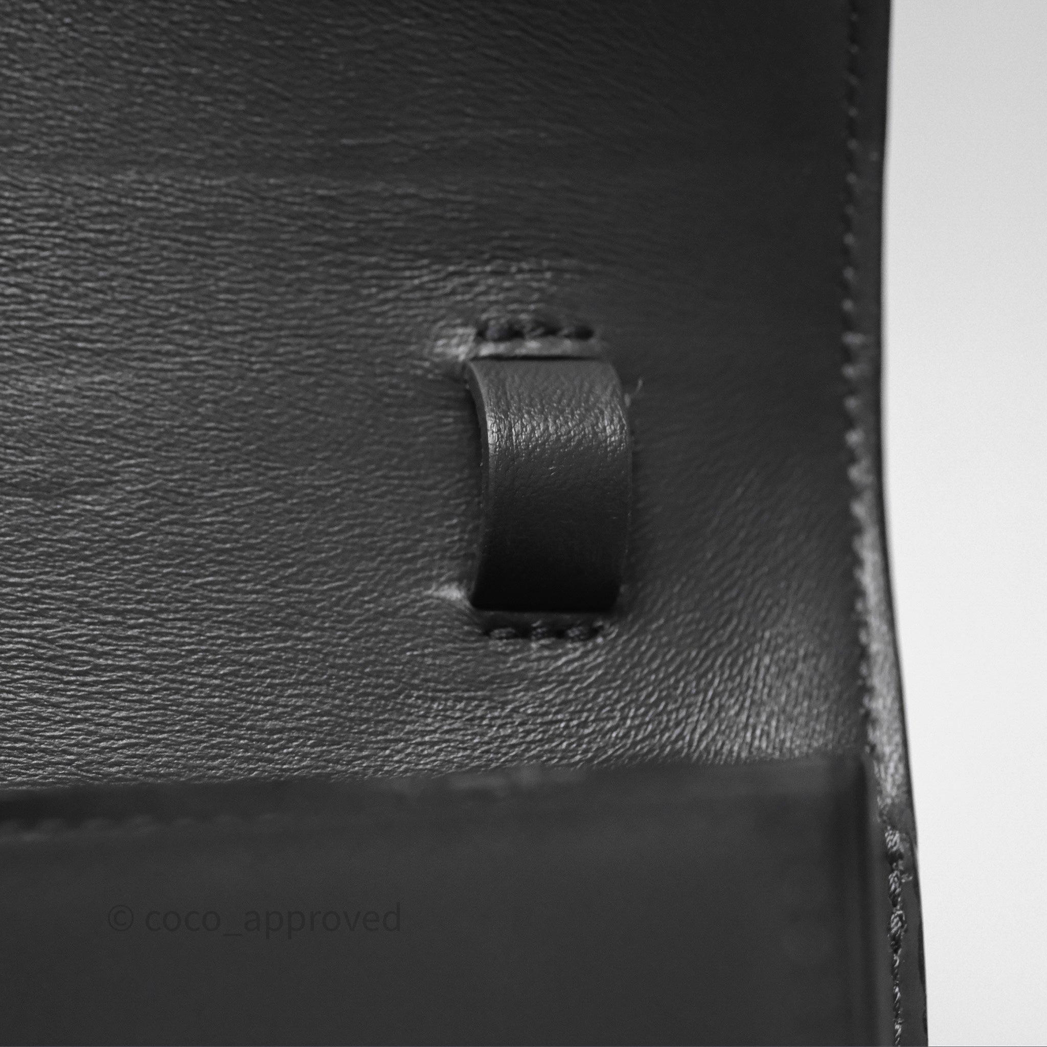 Celine Teen Classic Box Flap Bag in Dark Grey Box Calfskin Leather - Perfect for Work, Travel & Everyday Use
