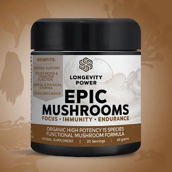 Epic Mushrooms - Premium Organic Gourmet Mushrooms for Cooking & Health | Perfect for Soups, Salads, Pasta & Vegan Recipes