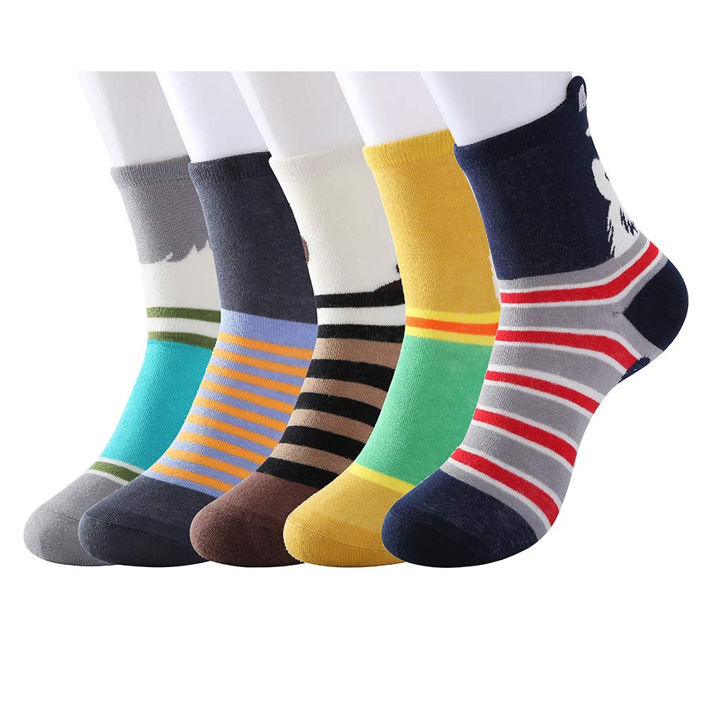 Cute Animal Socks for Women - Dog & Cat Crew Socks for Pet Lovers