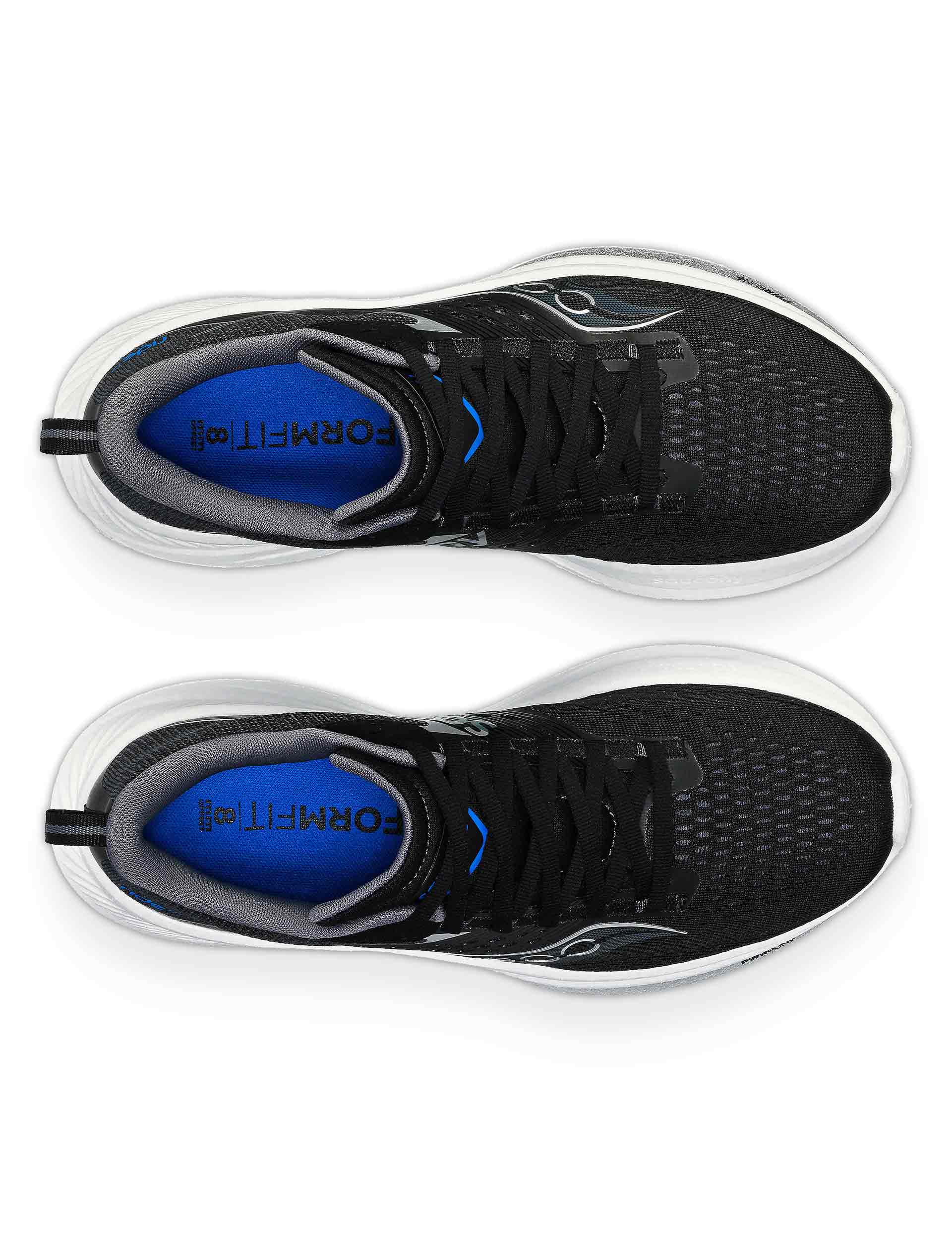 Ride 17 Black/White Running Shoes - Lightweight Cushioned Sneakers for Men & Women - Perfect for Jogging, Gym Workouts & Daily Wear