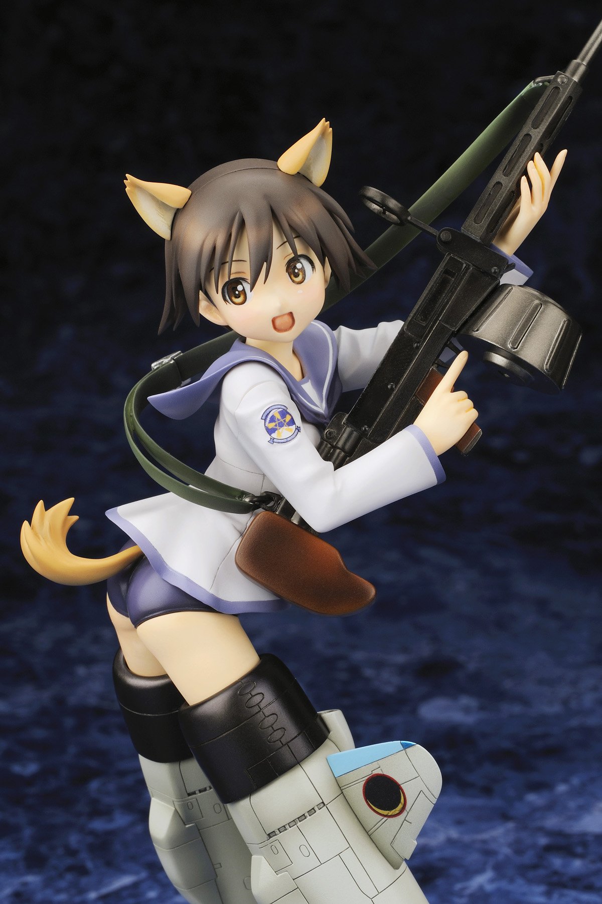 Strike Witches Yoshika Miyafuji 1/8 Scale PVC Anime Figure - Collectible Japanese Anime Character Model for Display & Gift