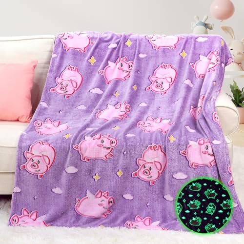 Glow Pig Blanket