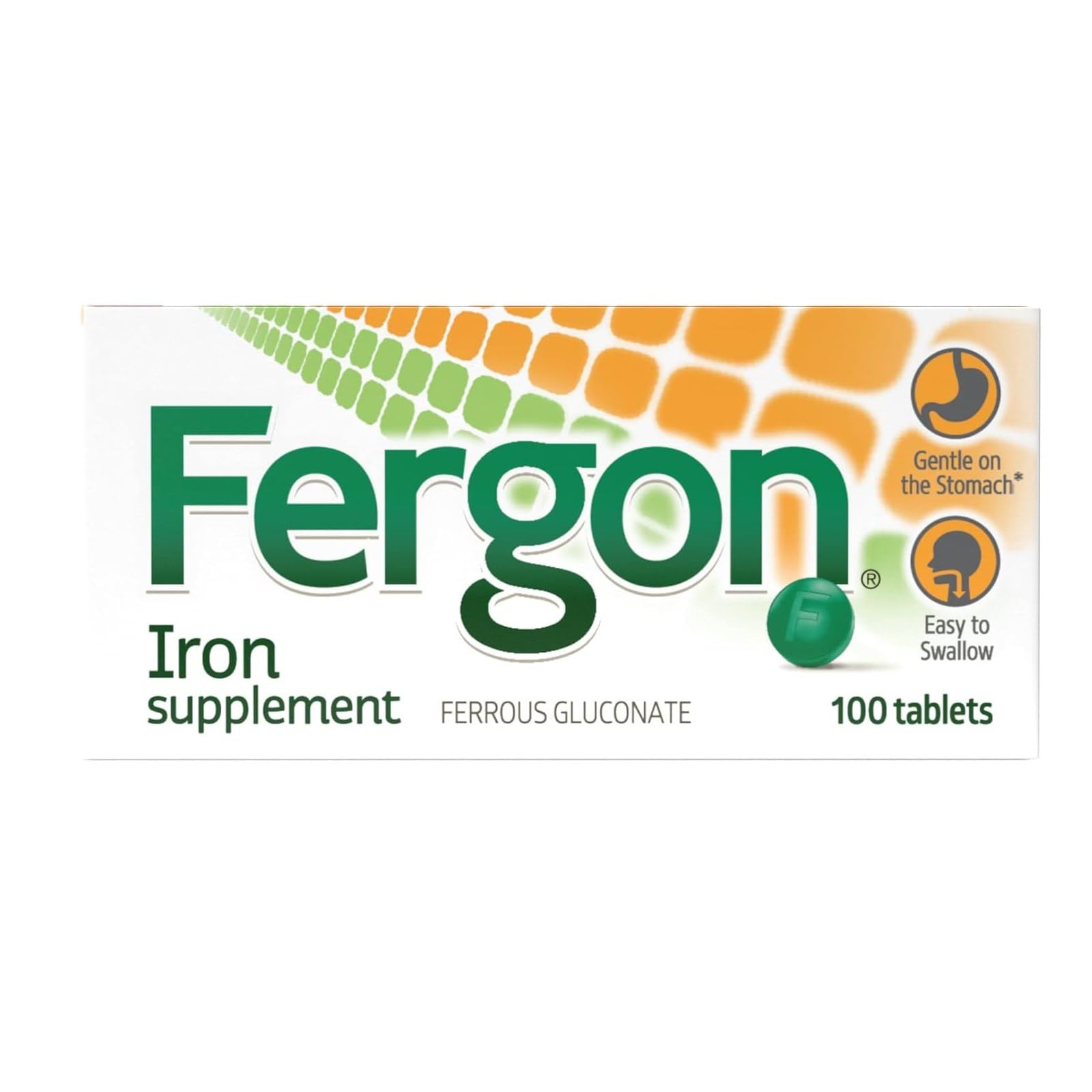 Fergon High Potency Iron Supplement Tablets - 300 Count (3 Pack) | Supports Energy & Red Blood Cell Production | Ideal for Anemia, Pregnancy & Active Lifestyles
