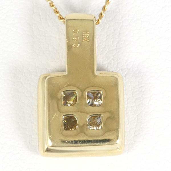 18K Yellow Gold Diamond Necklace for Women - Elegant & Timeless Jewelry Gift for Anniversary, Wedding, or Special Occasion