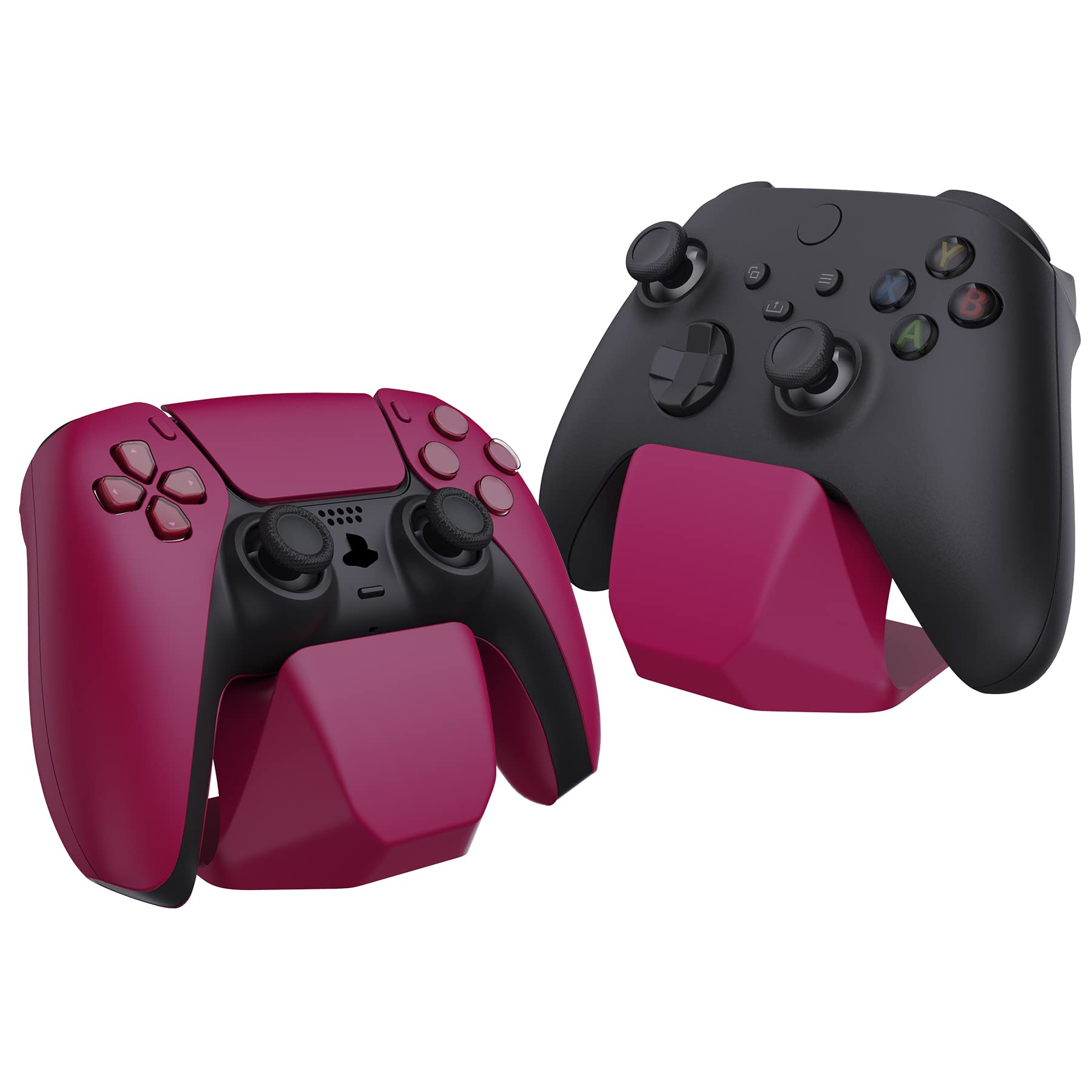 Playvital Universal Game Controller Stand Holder for Xbox Series X/S, PS5/4 & Switch Pro Controllers - Cosmic Red | Display & Organize Gaming Accessories for Xbox, PlayStation & Nintendo Consoles